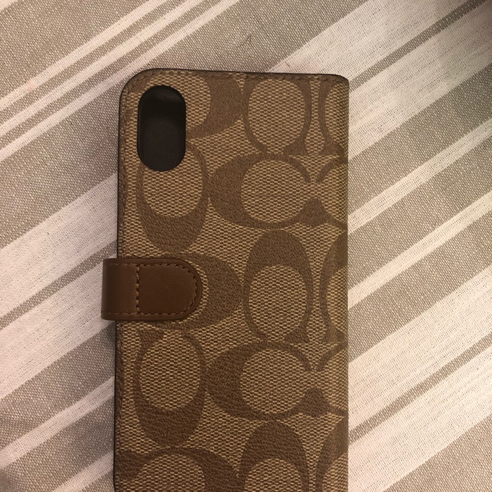 iPhone X coach wallet/phone case